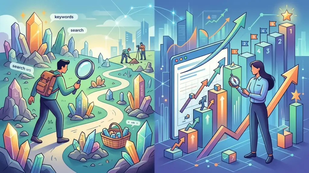 The Difference Between Rank Tracking and Keyword Research