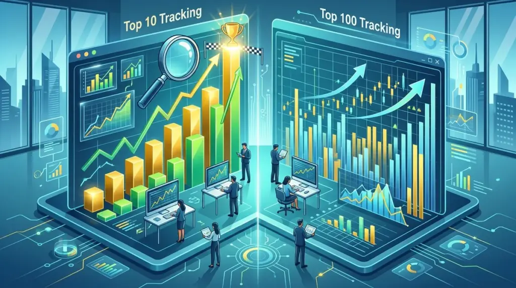 Top 10 Tracking vs Top 100 Tracking